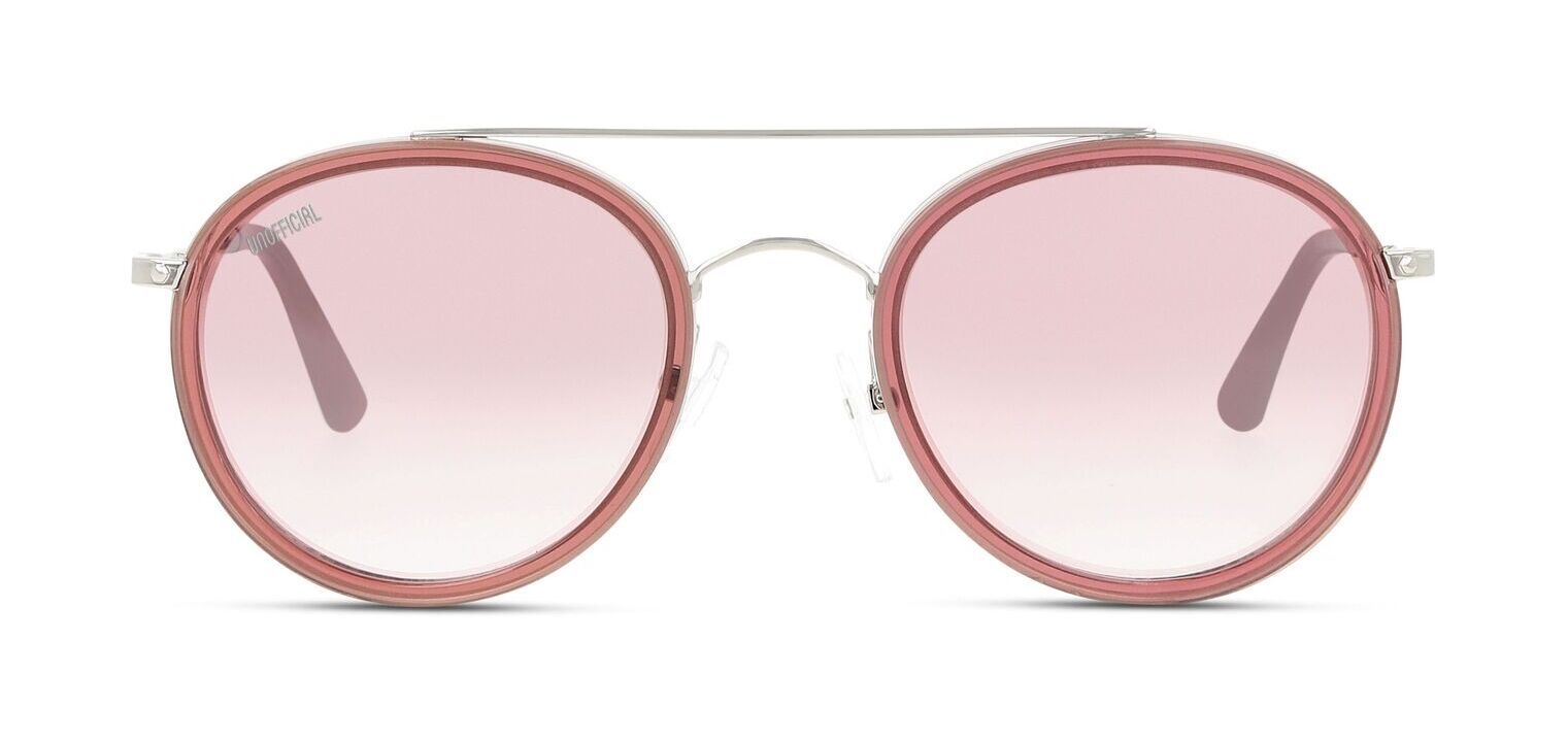 Unofficial Rund Sonnenbrillen UNSU0038 Rosa für Damen/Herren
