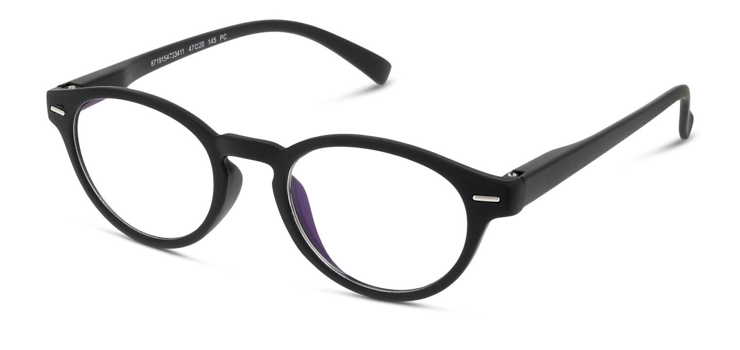 Lunettes pour écran anti lumière bleu GLibrary Ovale IBLT04 Noir