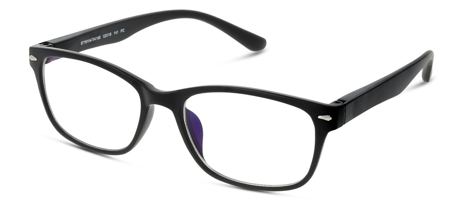 Lunettes de vue GLibrary IBLU07 Rectangle Noir McOptic