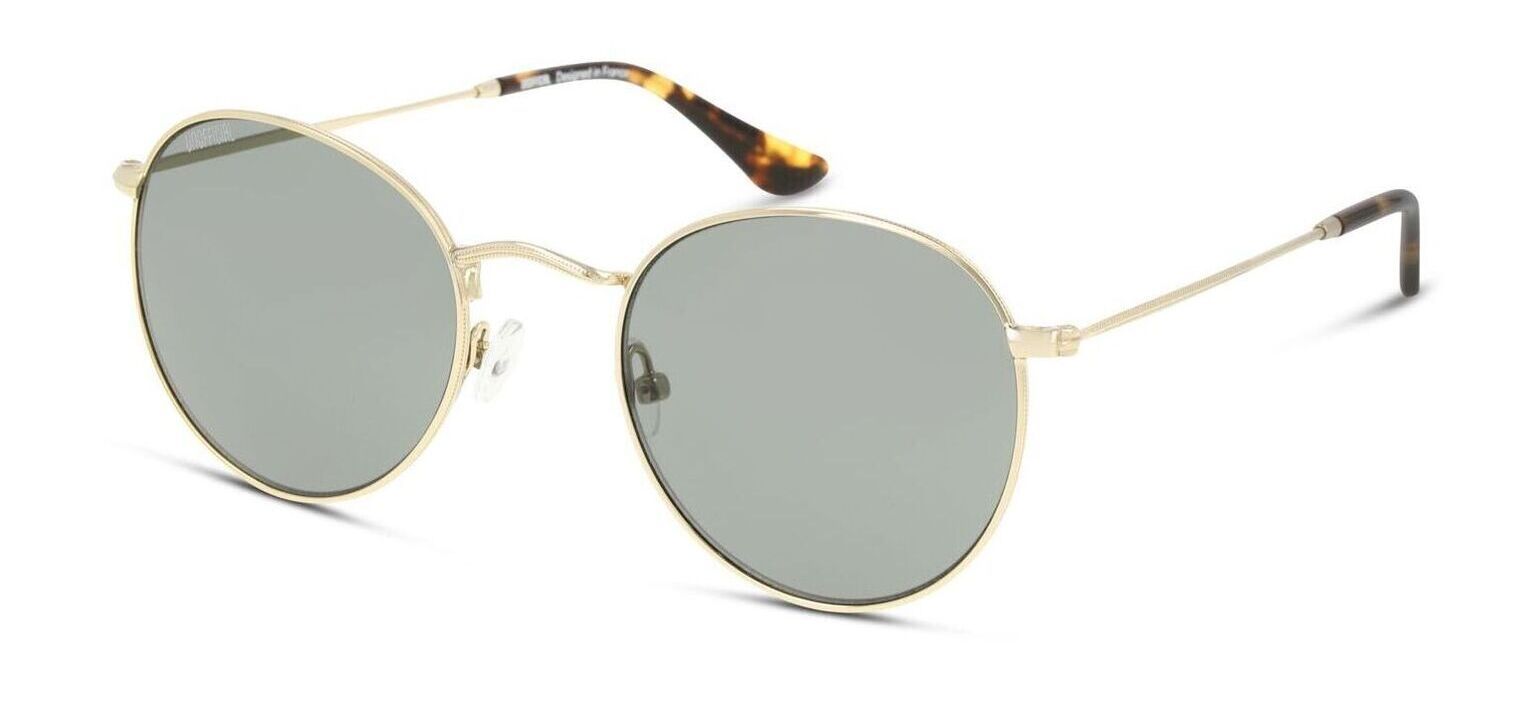 Unofficial Rund Sonnenbrillen UNSU0050 Gold für Damen/Herren