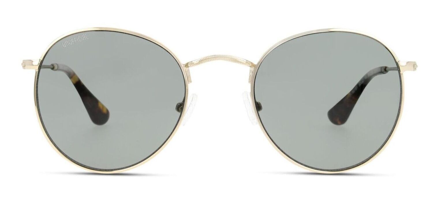 Unofficial Rund Sonnenbrillen UNSU0050 Gold für Damen/Herren