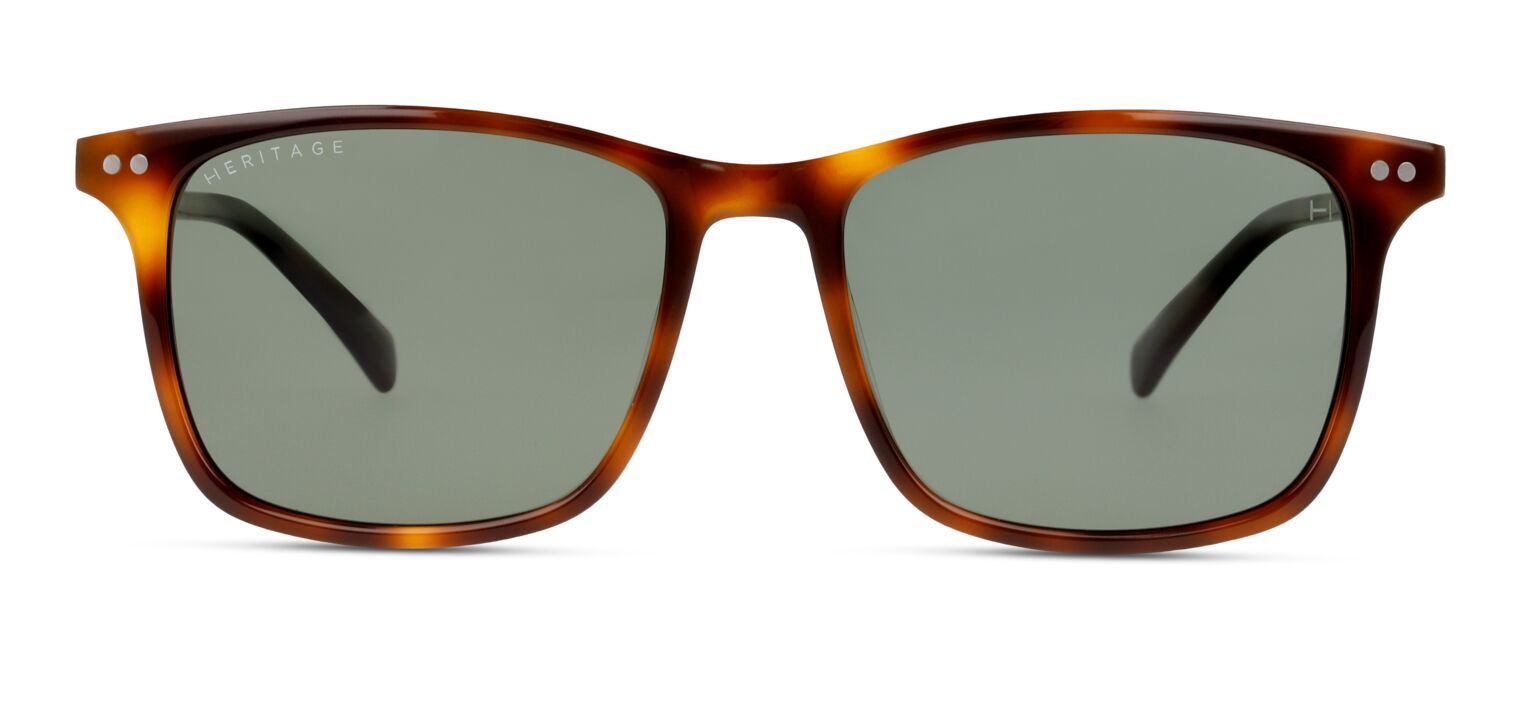 Occhiali da sole Uomo Heritage HESM5005P Rotonda Havana McOptic