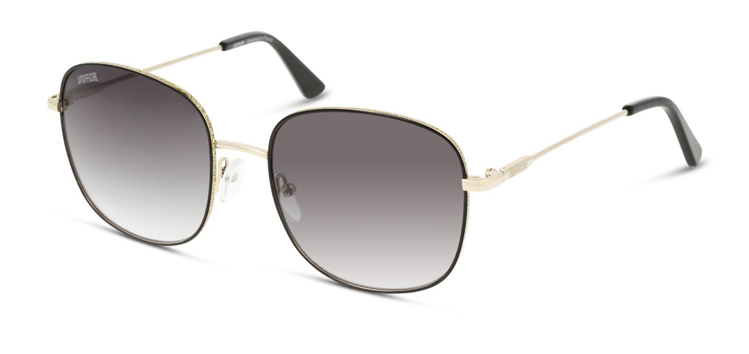 Unofficial Rechteckig Sonnenbrillen UNSF0094 Schwarz für Damen