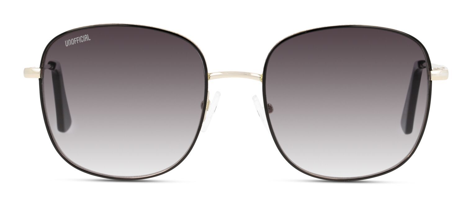 Unofficial Rechteckig Sonnenbrillen UNSF0094 Schwarz für Damen