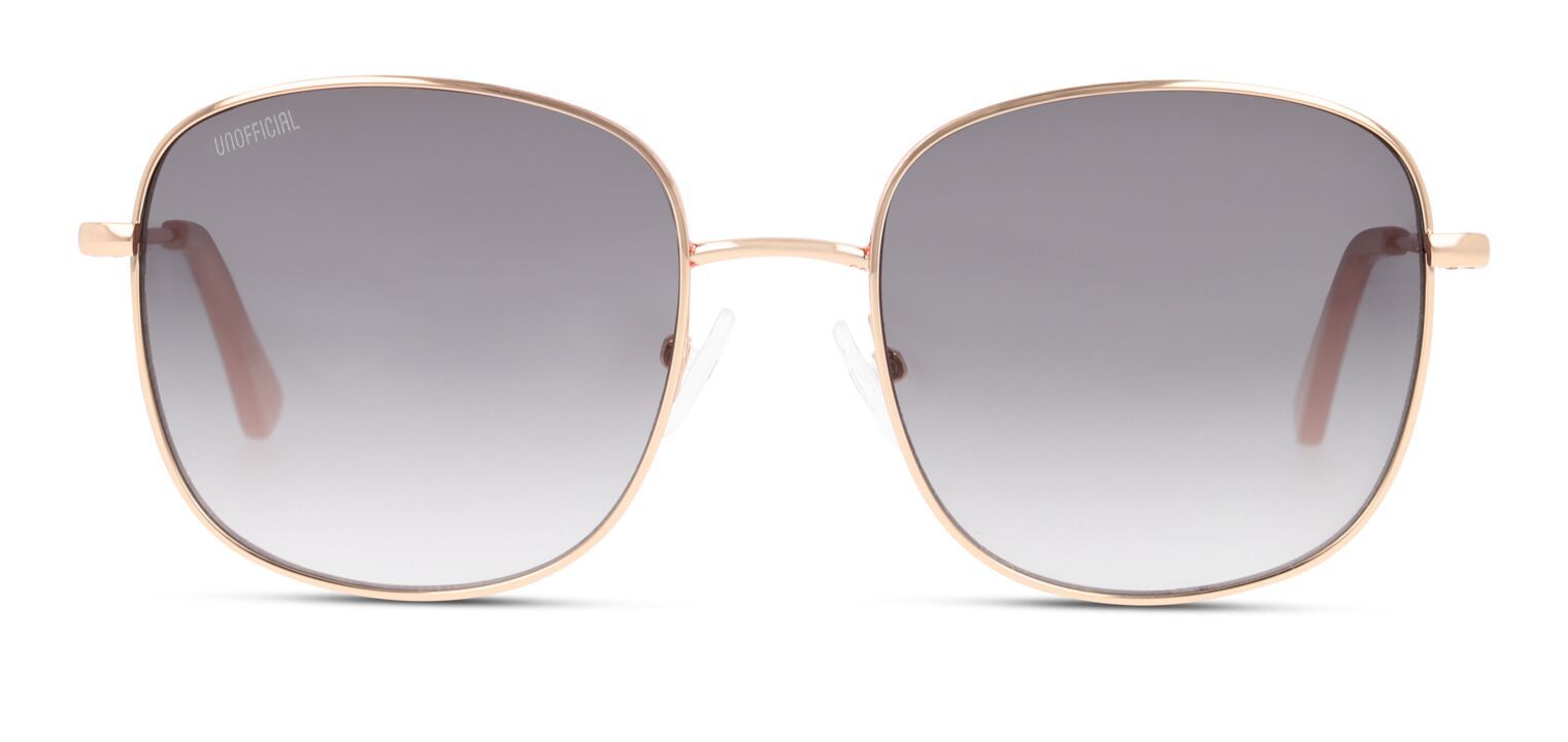 Lunettes de soleil Unofficial Rectangle UNSF0094 Rose pour Femme