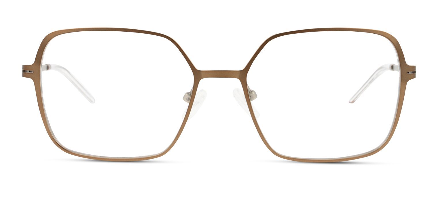 DbyD Rechteckig Brillen DBOF9015 Beige für Damen
