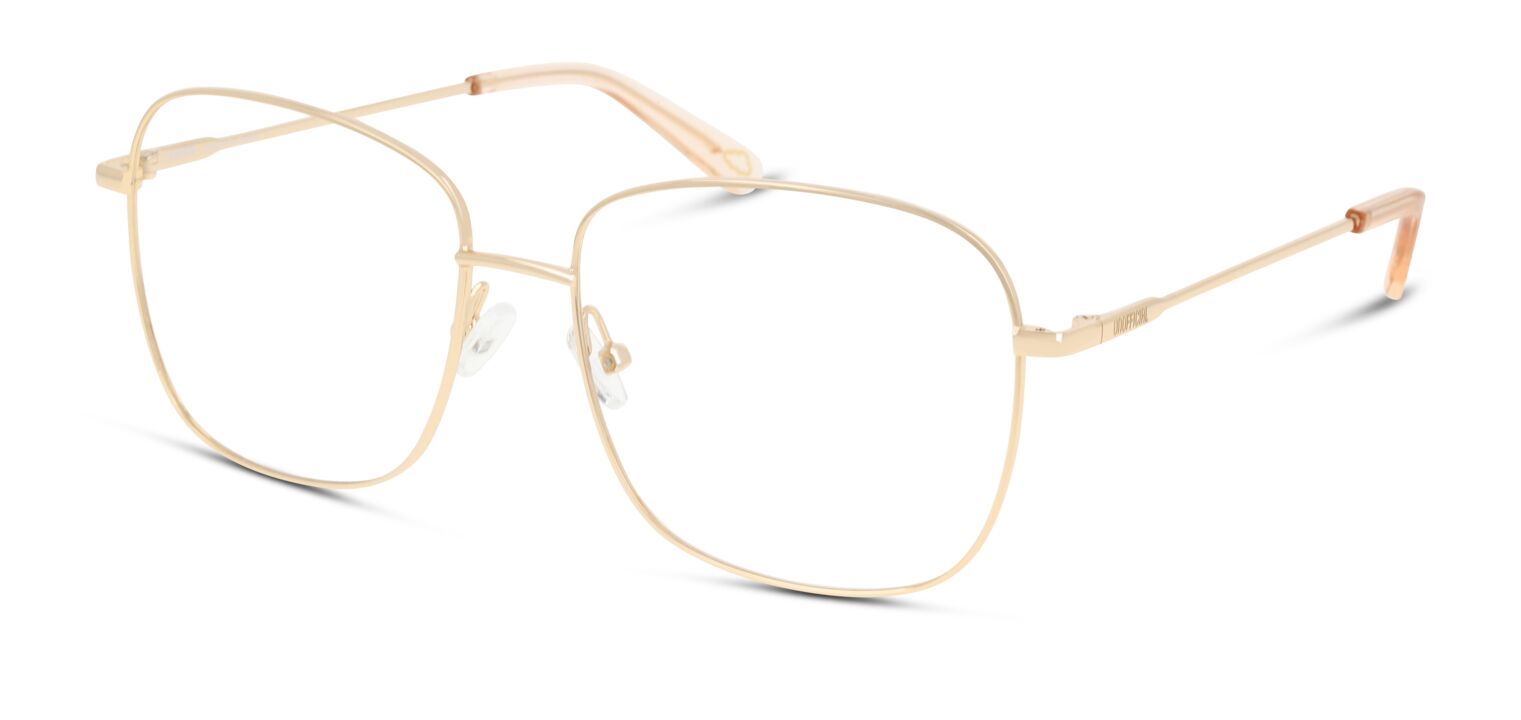 Lunettes de vue Femme Unofficial UNOF0305 Rectangle Doré McOptic