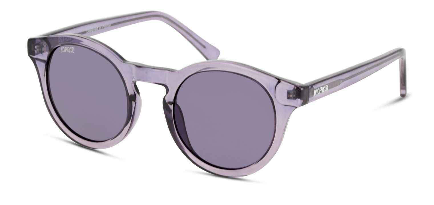 Unofficial Rund Sonnenbrillen UNSU0072 Violett für Damen/Herren