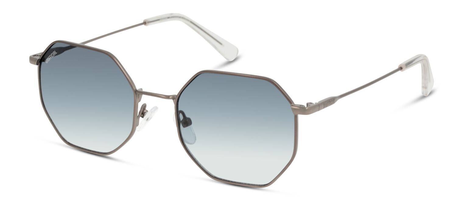 Occhiali da sole Unofficial Rettangolari UNSU0075 Grigio da Uomo-Donna