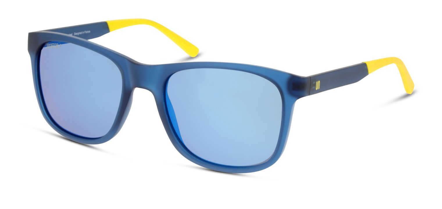 Unofficial Rechteckig Sonnenbrillen UNSU0071P Gelb für Damen/Herren
