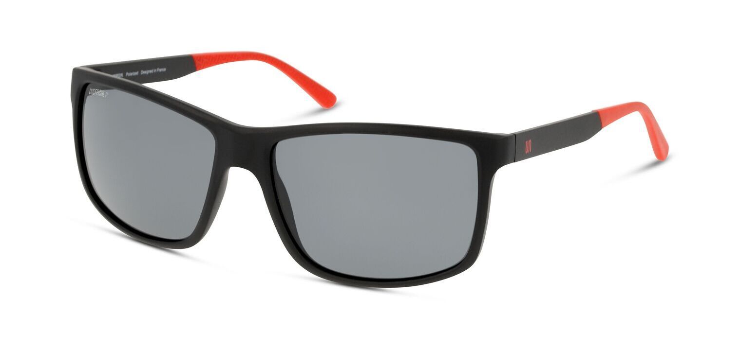 Unofficial Rechteckig Sonnenbrillen UNSM0092P Schwarz für Herren