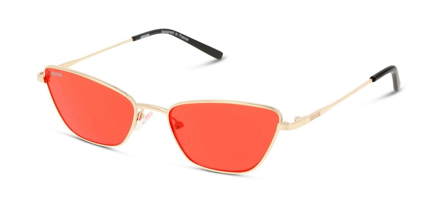 Unofficial Schmetterling Sonnenbrillen UNSF0136 Gold für Damen