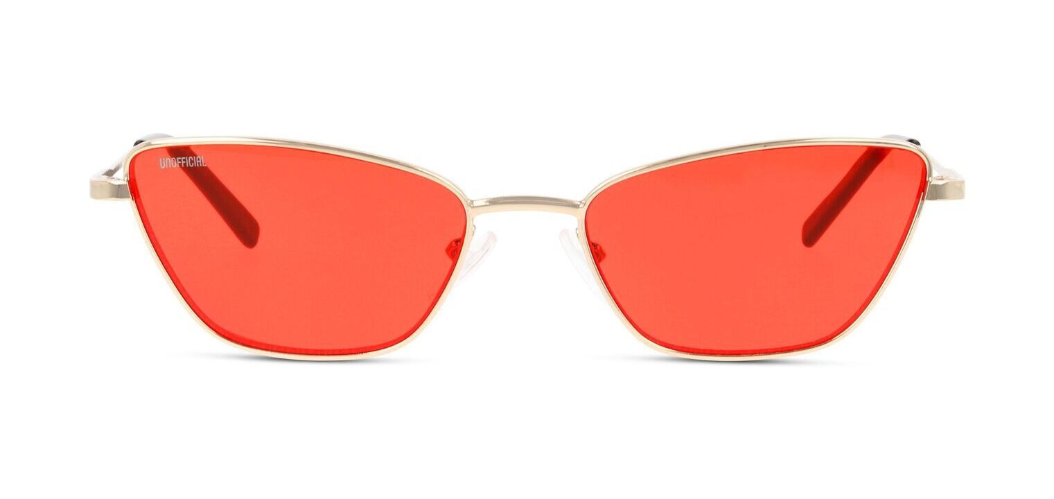 Unofficial Schmetterling Sonnenbrillen UNSF0136 Gold für Damen