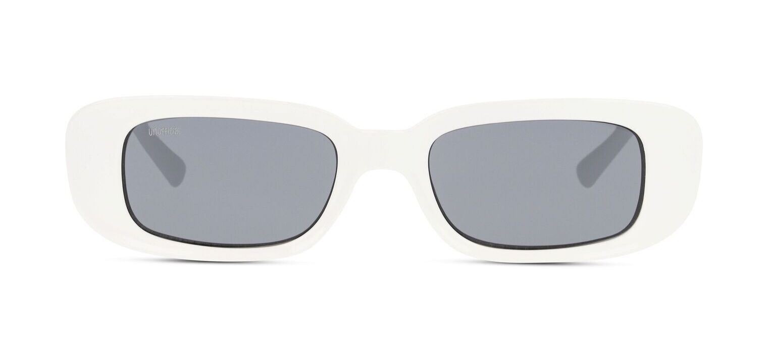 Unofficial Rechteckig Sonnenbrillen UNSU0090 Weiss für Damen/Herren