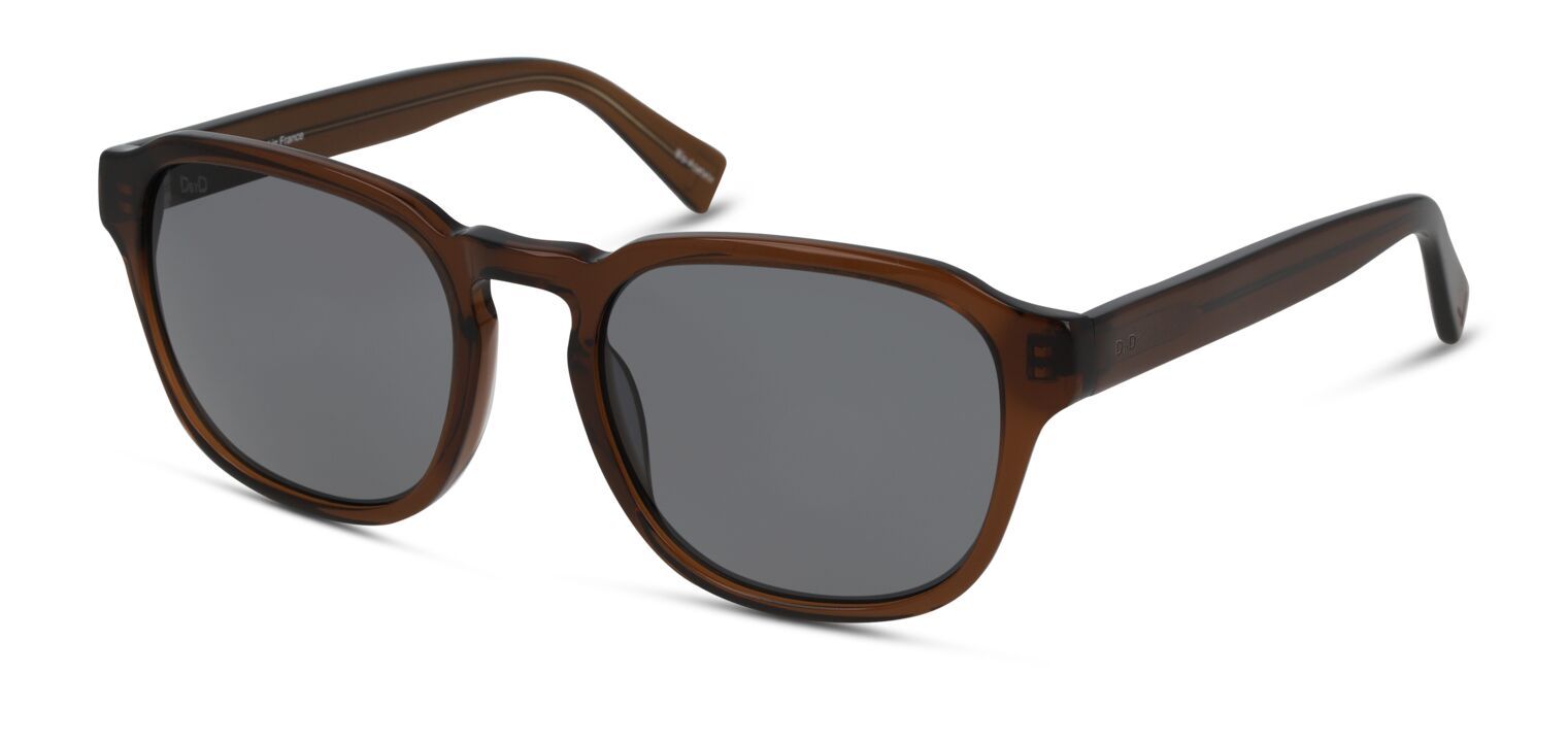 DbyD Rechteckig Sonnenbrillen DBSM5003 Braun für Herren