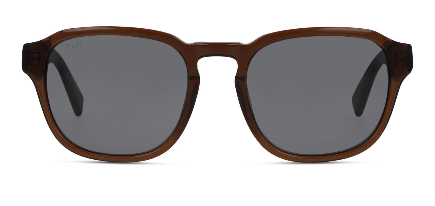 DbyD Rechteckig Sonnenbrillen DBSM5003 Braun für Herren