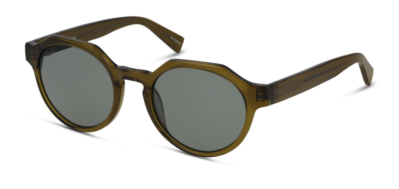 DbyD Oval Sonnenbrillen DBSU5003 Braun für Damen/Herren