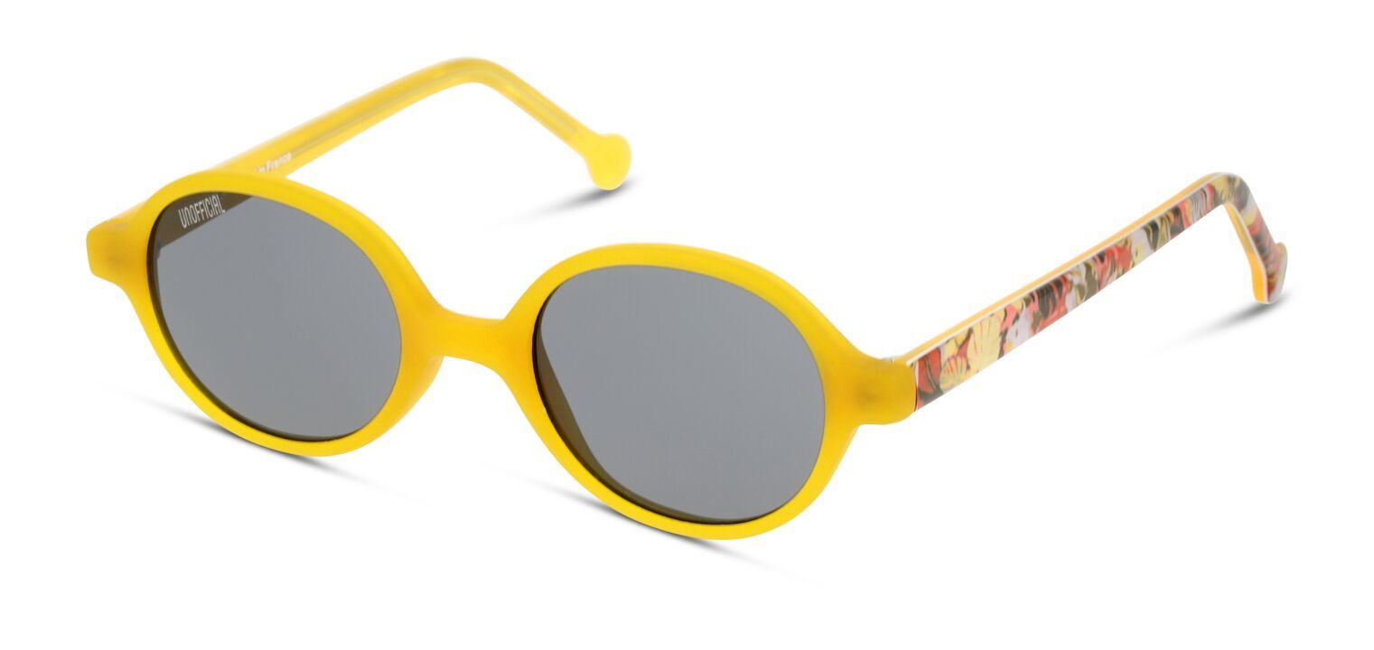 Unofficial Oval Sonnenbrillen UNSK0019 Gelb für Kinder