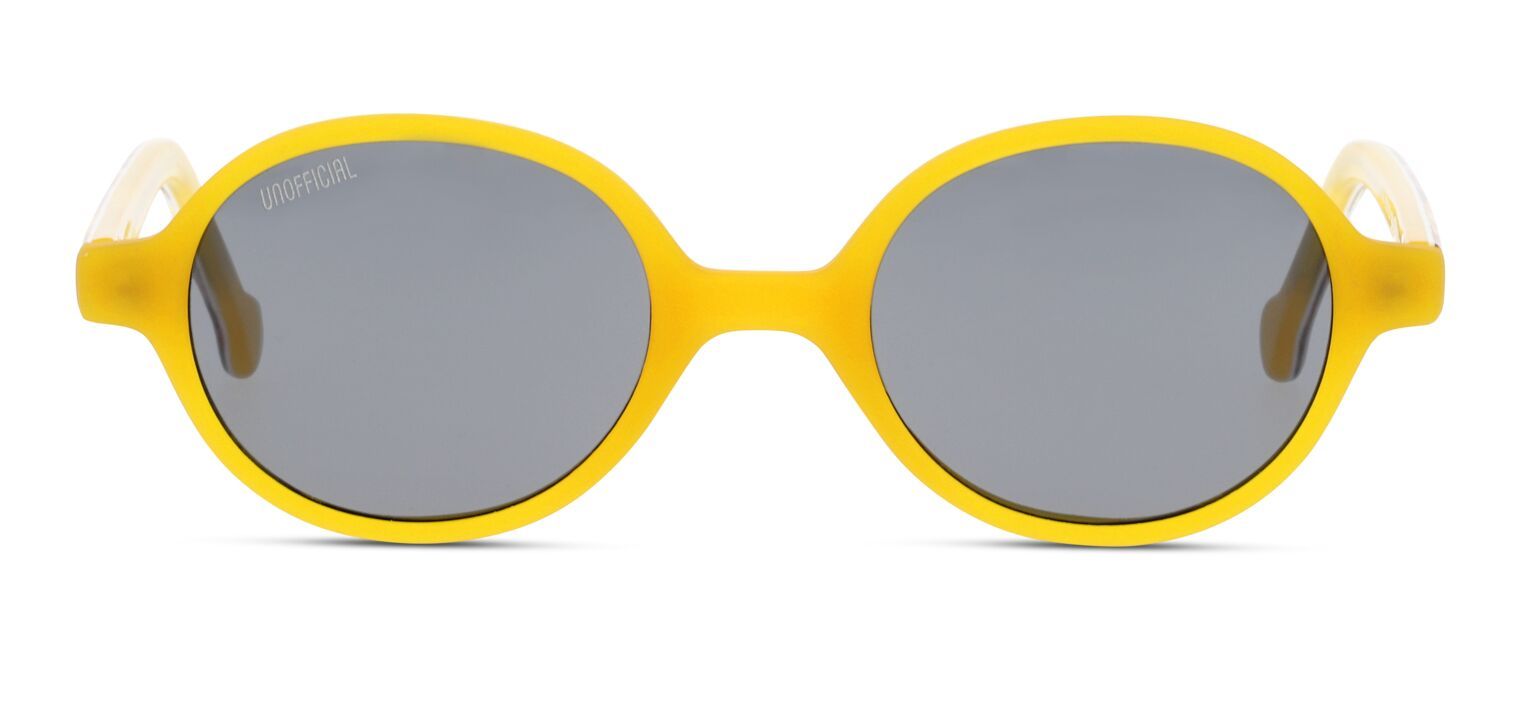 Unofficial Oval Sonnenbrillen UNSK0019 Gelb für Kinder