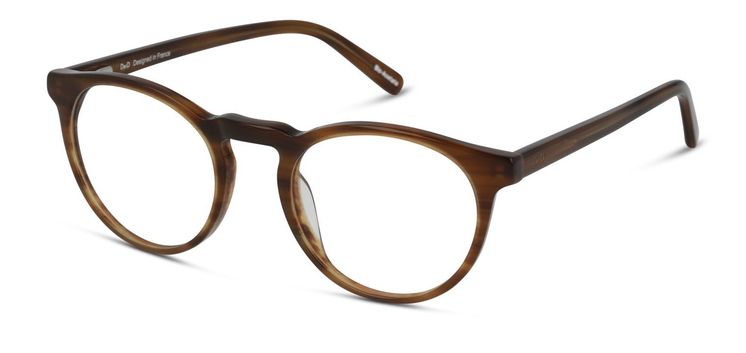 DbyD Rund Brillen DBOM5055 Beige für Herren