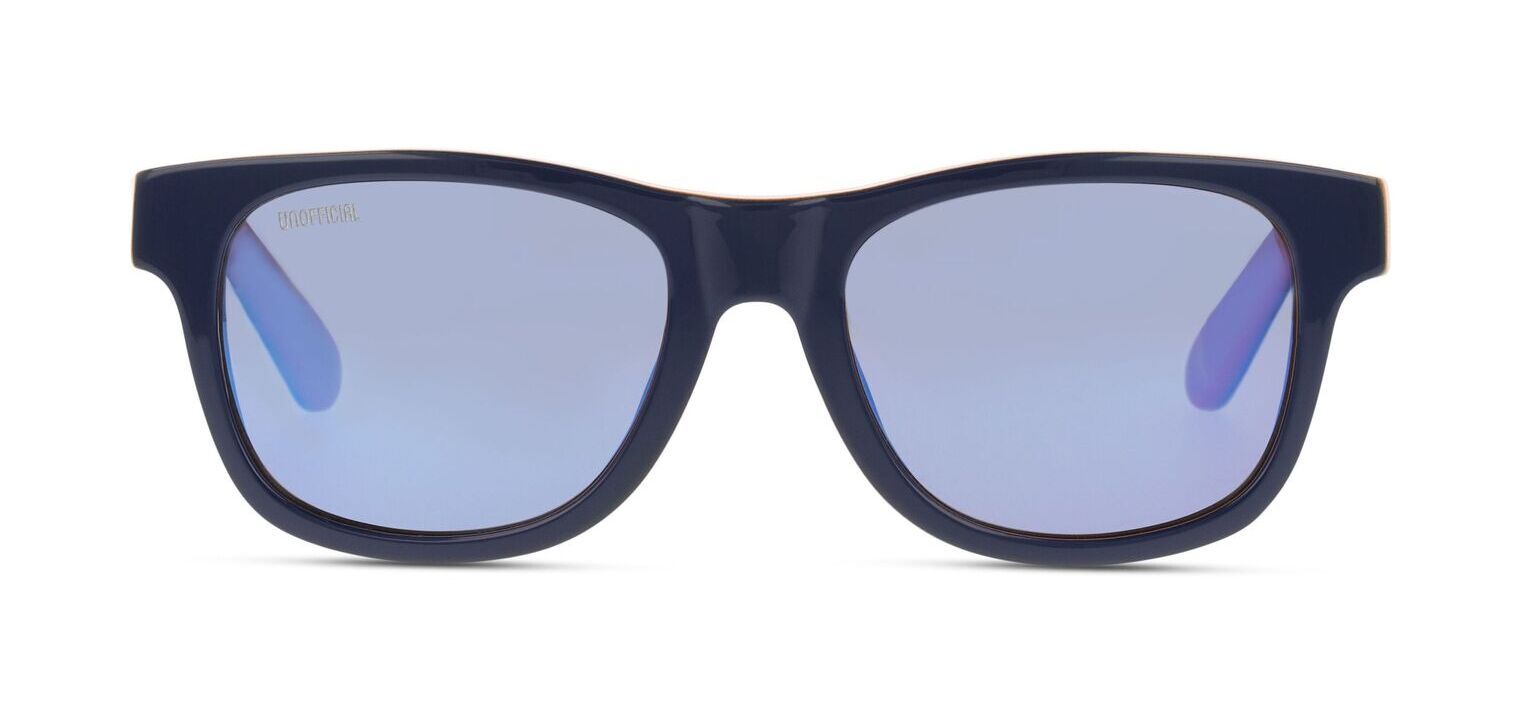 Unofficial Rechteckig Sonnenbrillen UNSK5013 Blau für Kinder