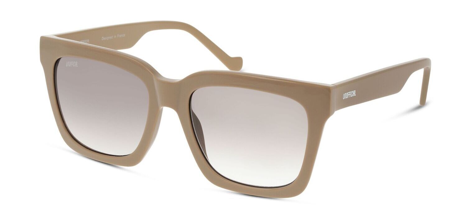 Unofficial Rechteckig Sonnenbrillen UNSF0149 Beige für Damen