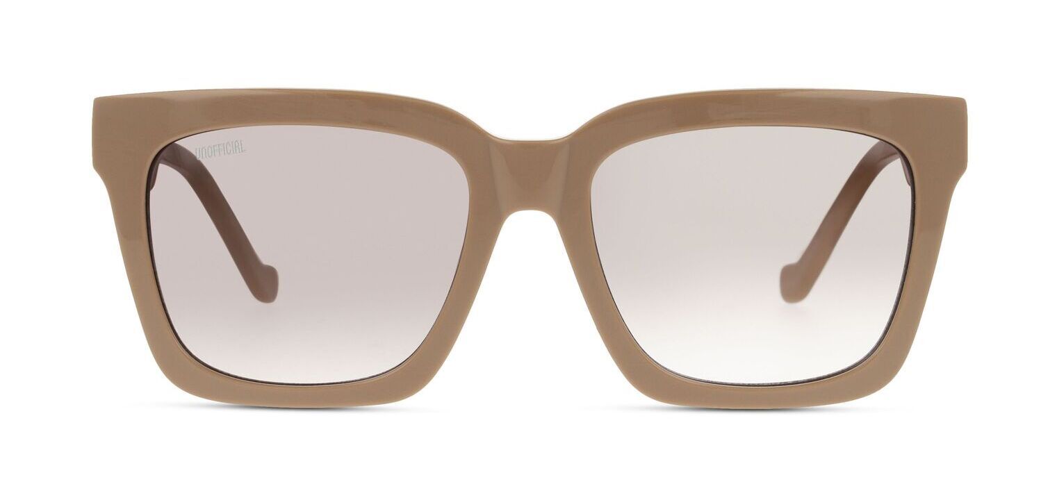 Unofficial Rechteckig Sonnenbrillen UNSF0149 Beige für Damen