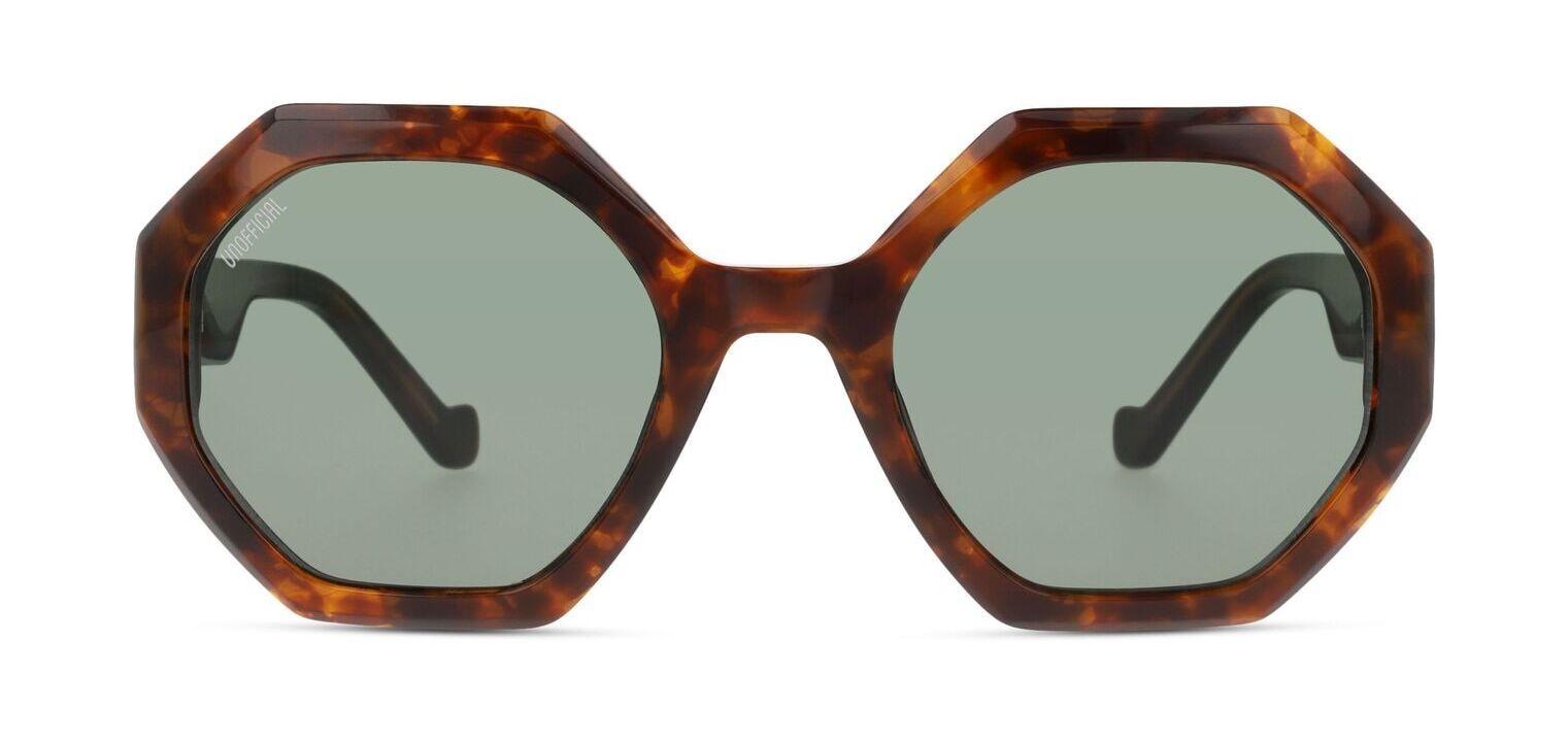 Lunettes de soleil Unofficial Ronde UNSF0151 Ecaille pour Femme