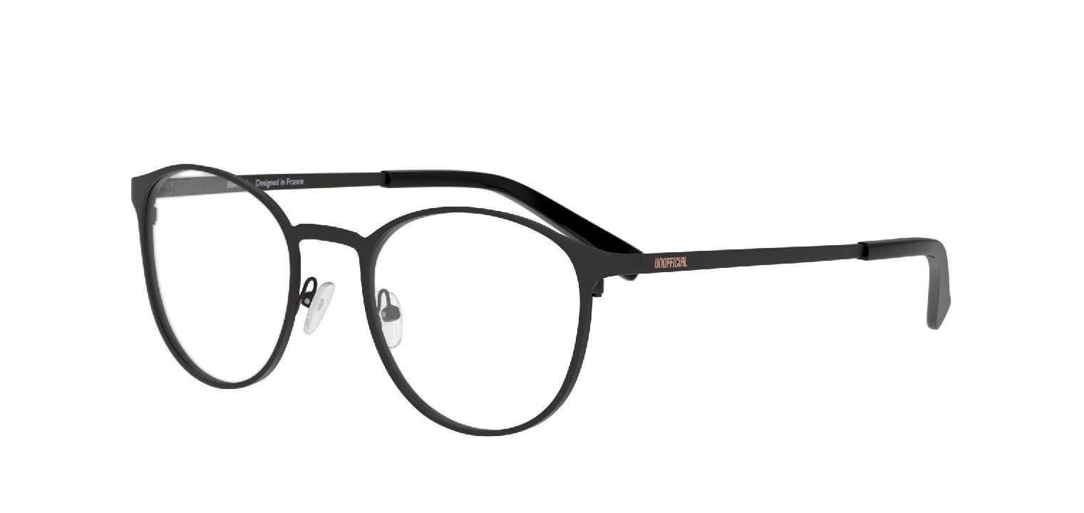 Lunettes de vue Unofficial Ronde UNOM0248 Noir pour Homme