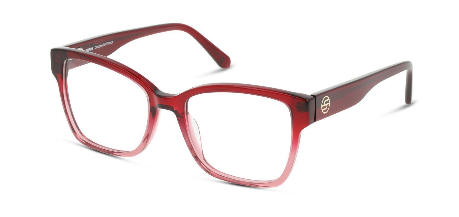 Lunettes de vue Femme Unofficial UNOF0361 Rectangle Rouge