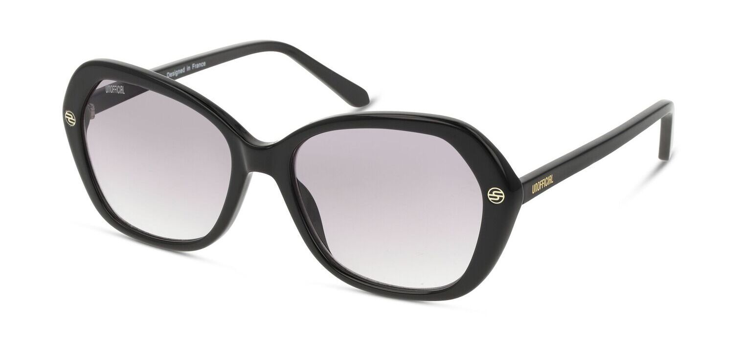 Unofficial Sonnenbrillen Dame UNSF0163 Oval Schwarz