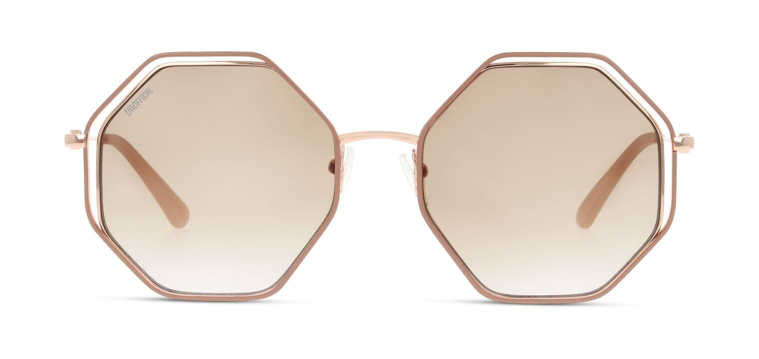 Unofficial Rund Sonnenbrillen UNSF0167 Rosa für Damen