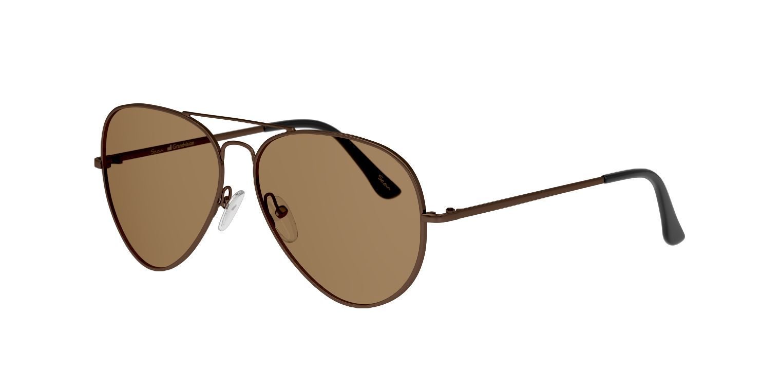 Occhiali da sole Seen Aviator SNSU0014 Marrone da Uomo Donna McOptic