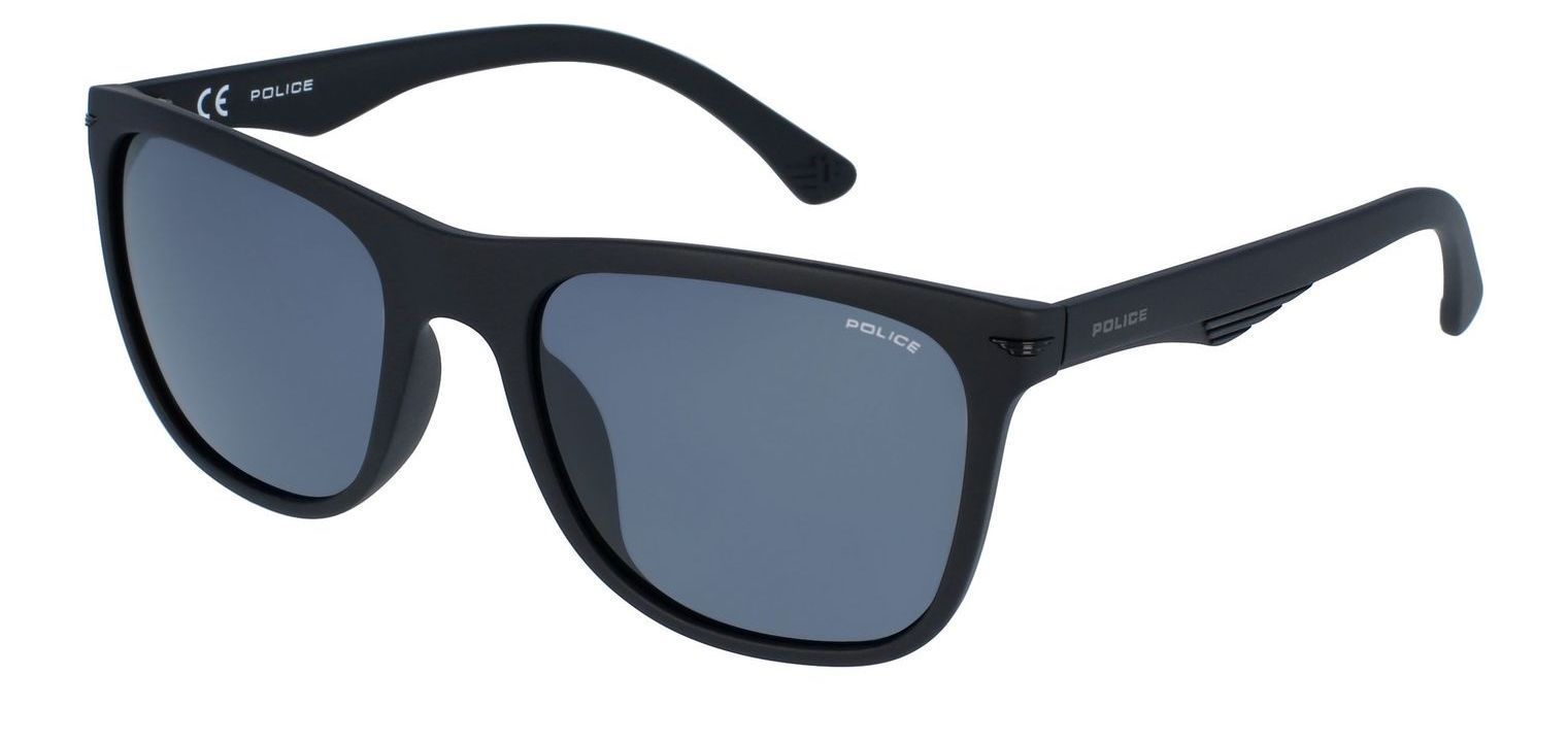 Police Sonnenbrillen Herr SPL357 Wayfarer Schwarz McOptic