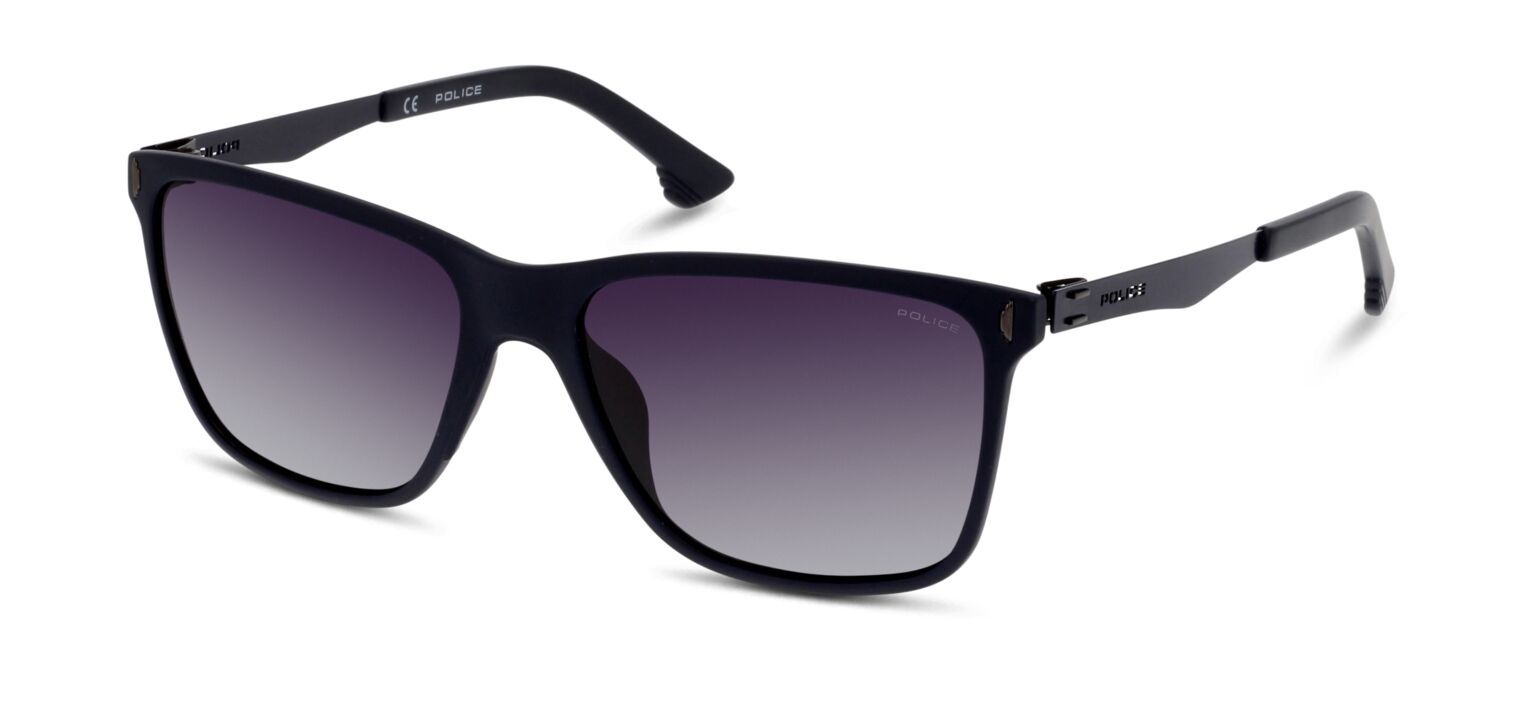Occhiali da sole Uomo Police SPL365 Rettangolari Blu McOptic
