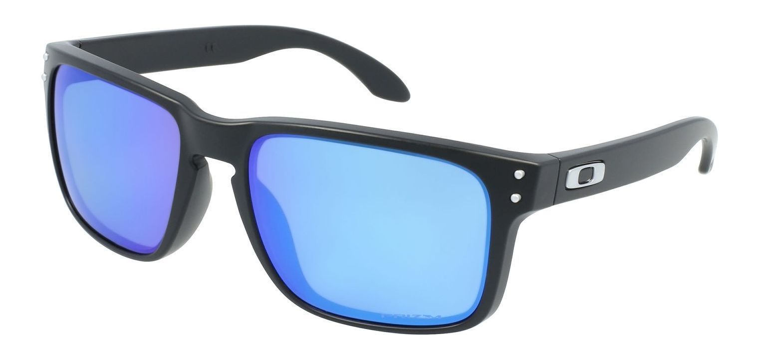 Lunettes de soleil Homme Oakley OO9102 Rectangle Noir mat