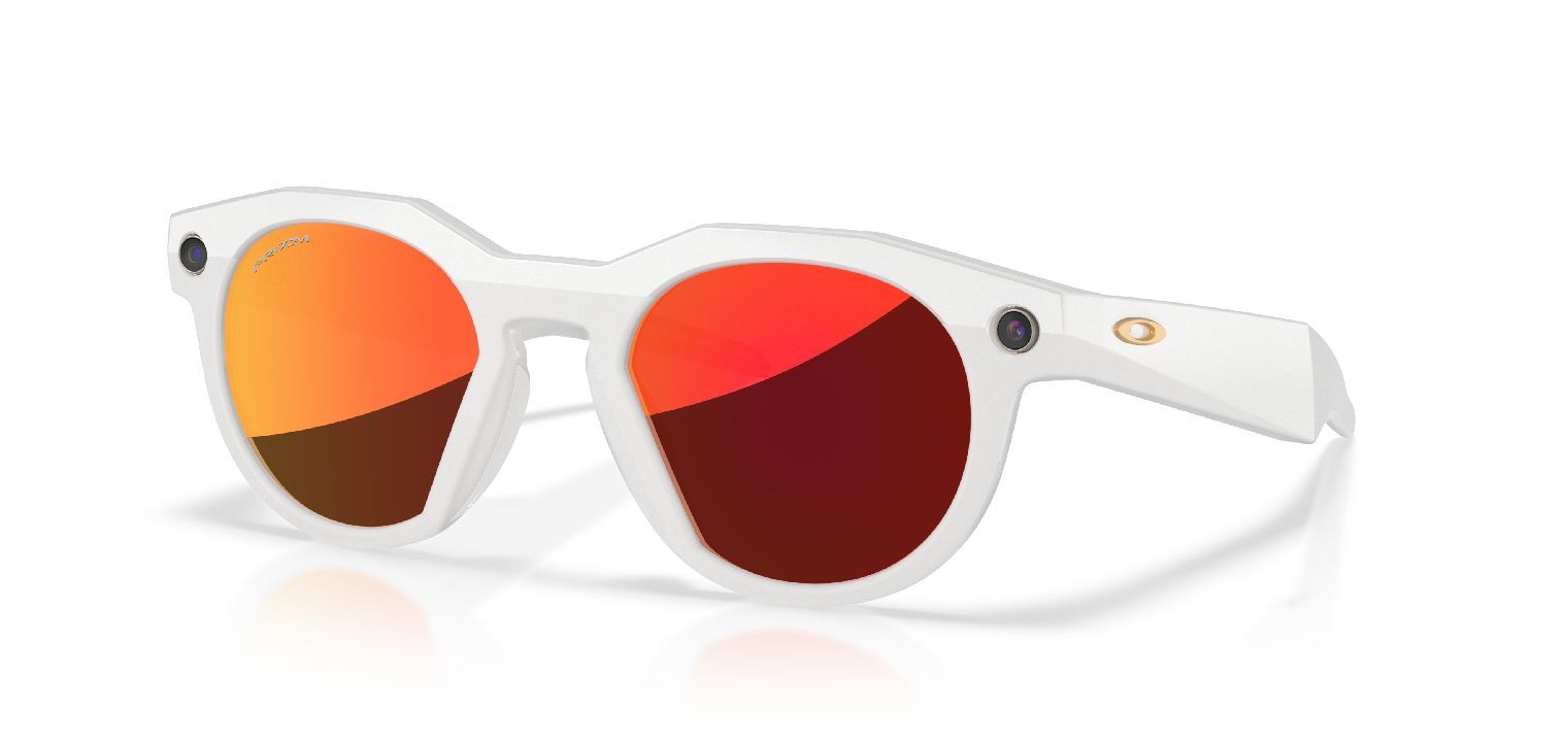 Occhiali da sole Oakley Meta Rotonda 0OW8002 / HSTN Grigio da Uomo-Donna