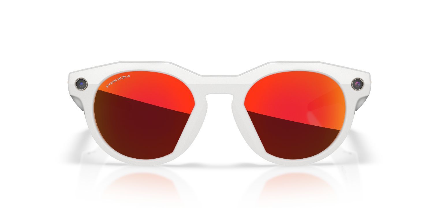 Occhiali da sole Oakley Meta Rotonda 0OW8002 / HSTN Grigio da Uomo-Donna