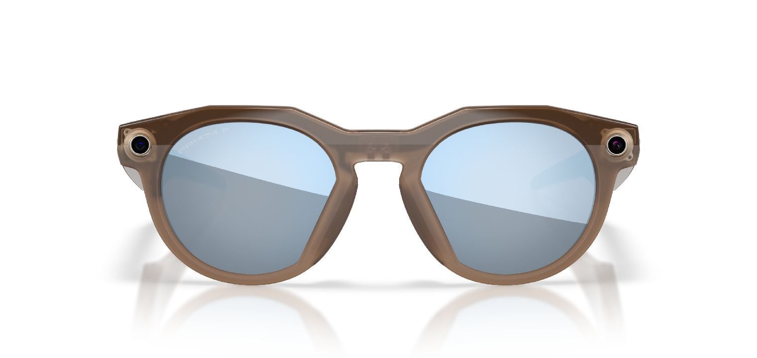Occhiali da sole Oakley Meta Rotonda 0OW8002 / HSTN Marrone da Uomo-Donna