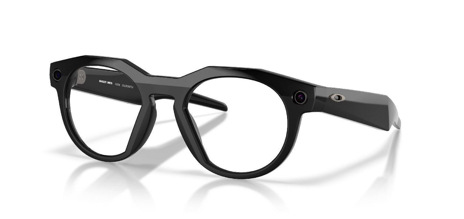 Occhiali da sole Oakley Meta Rotonda 0OW8002 / HSTN Nero da Uomo-Donna