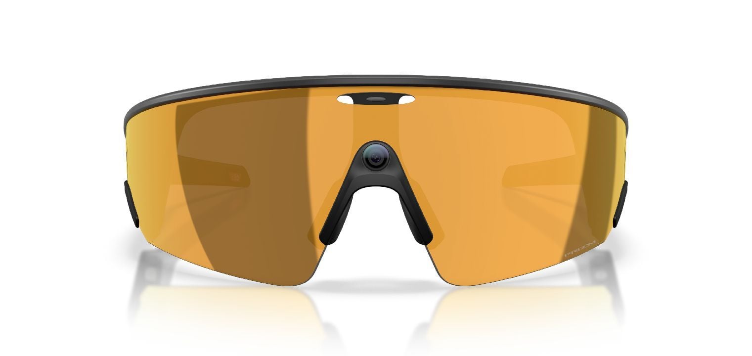 Occhiali da sole Oakley Meta Rettangolari 0OW8001 / VANGUARD Nero da Uomo-Donna