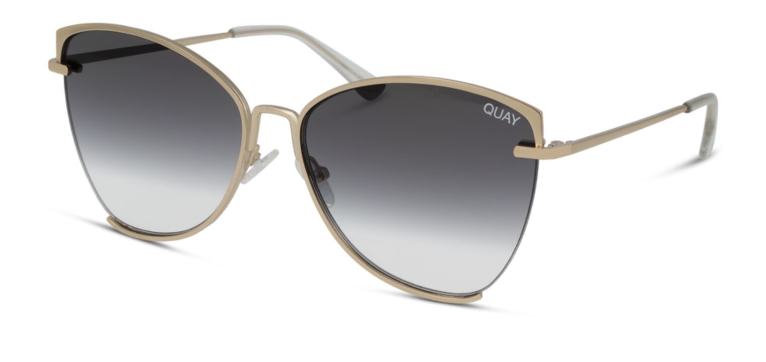Occhiali da sole Donna Quay DUSK TO DAWN QW-000412 Butterfly Oro McOptic