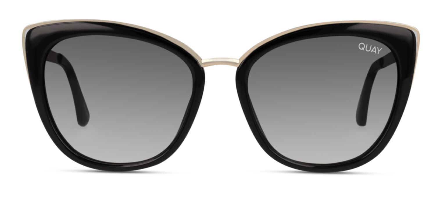 Quay Sonnenbrillen Dame HONEY QW-000544 Schmetterling Schwarz McOptic