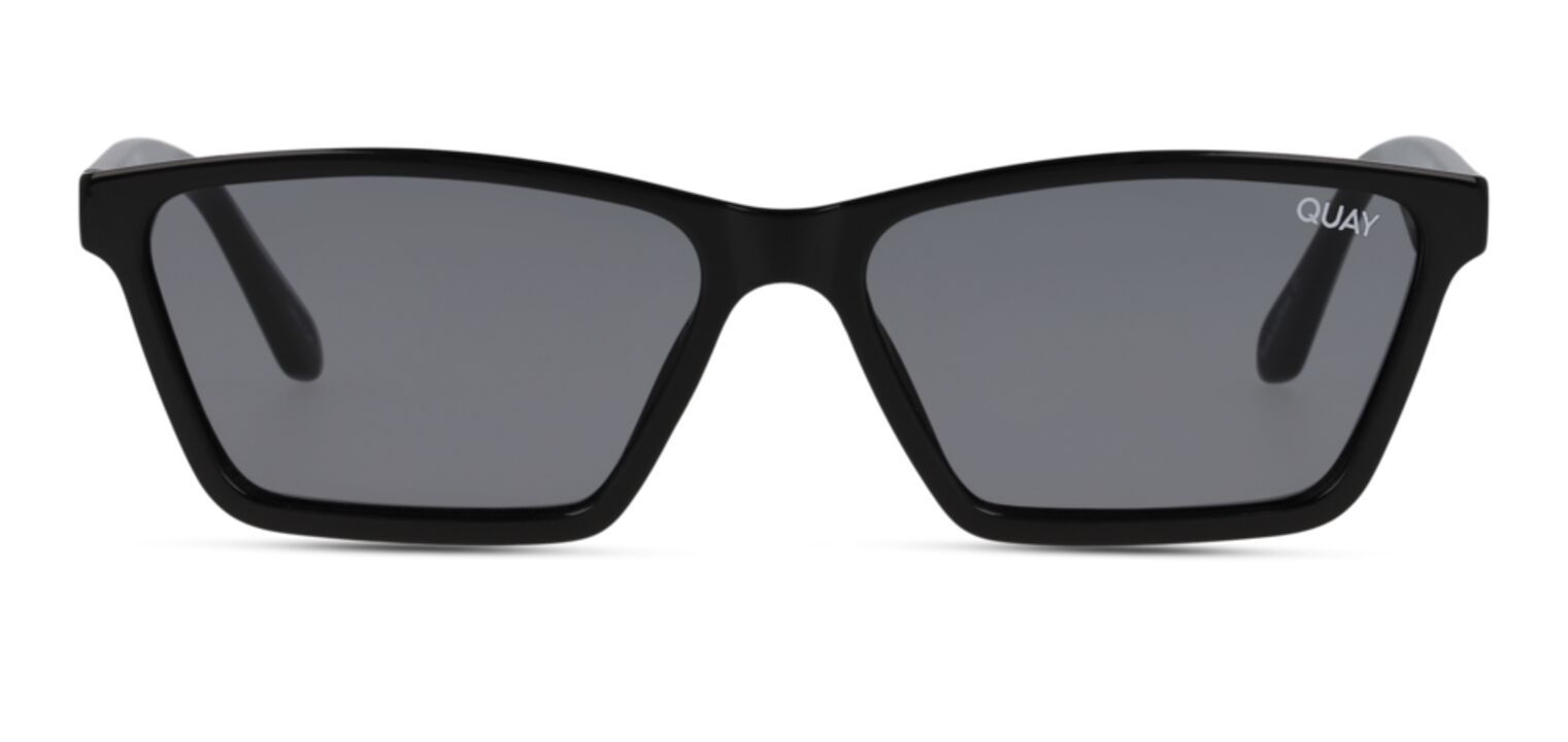 Quay Sonnenbrillen Herr-Dame CLUB KID QW-000879 Rechteckig Schwarz McOptic