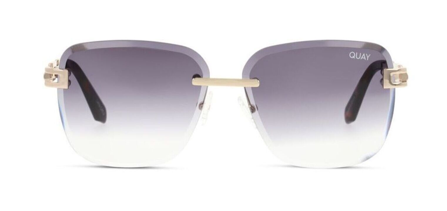 Quay Sonnenbrillen Herr-Dame NO CAP QU-000930 Oval Schwarz McOptic
