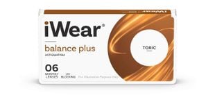 iWear Balance plus Astigmatism - Boîte de 6 - Lentilles Mensuelle