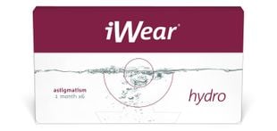 iWear Hydro Astigmatism - Boîte de 6 - Lentilles Mensuelle