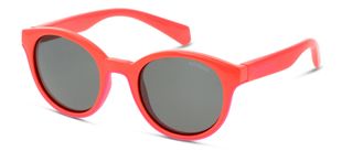 Occhiali da sole Polaroid Kids Rotonda PLD 8036/S Rosso da Bambino