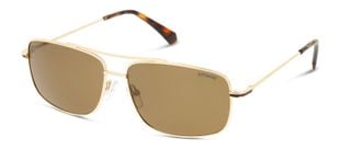 Polaroid Rechteckig Sonnenbrillen PLD 6107/S/X Gold für Herren