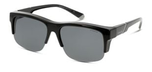 Occhiali da sole Uomo-Donna Polaroid PLD 9012/S Rettangolari Nero